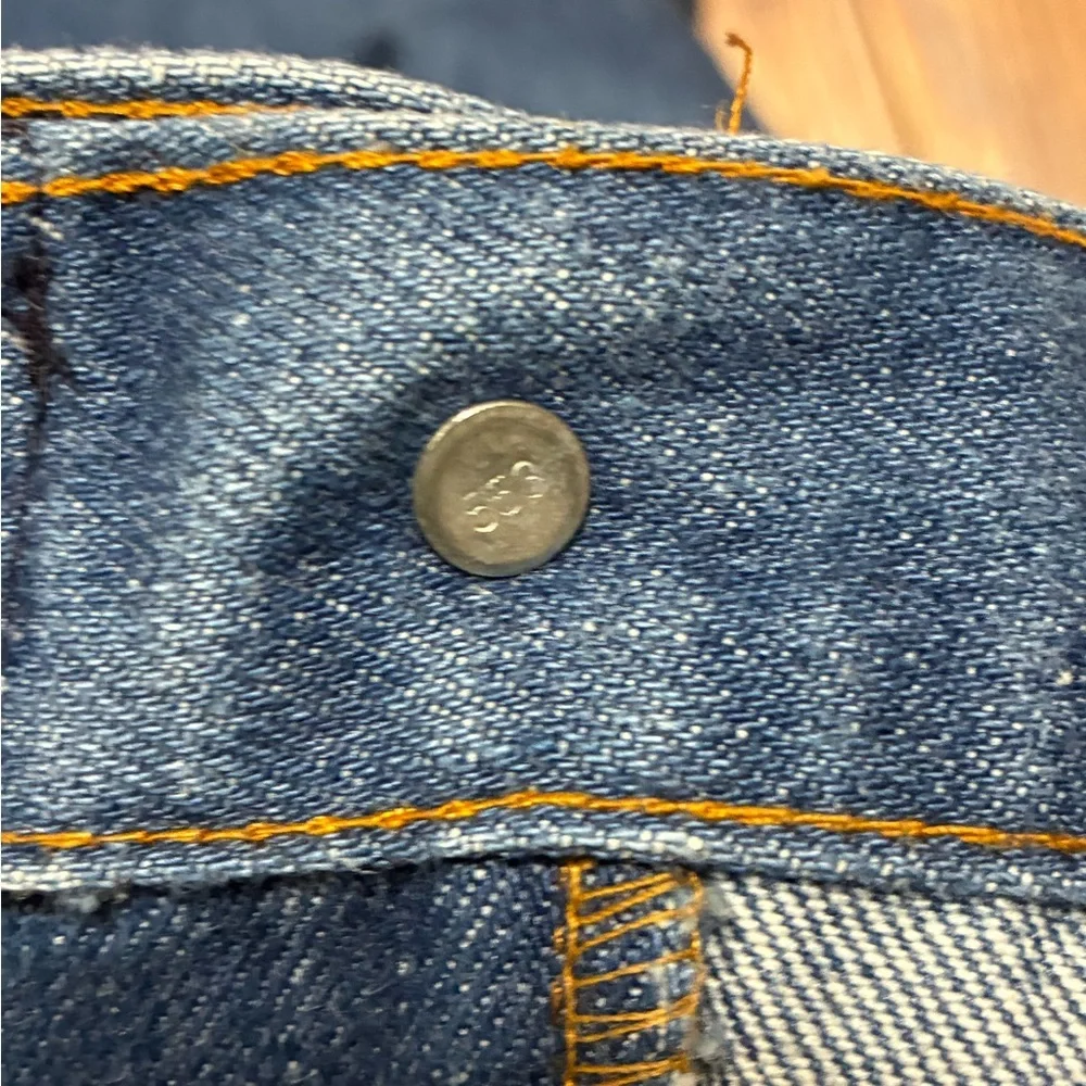 Vintage Levi’s 717-0613 Jeans 30x29 Made in USA Straight Leg Classic Denim 70’s - Picture 11 of 15